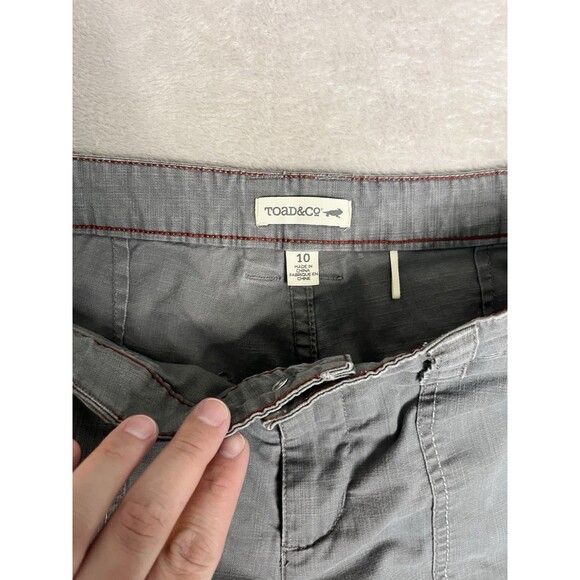 Toad & Co Touchstone Camp Shorts Womens Size 10 Gorpcore Modest Outdoors - Picture 5 of 9